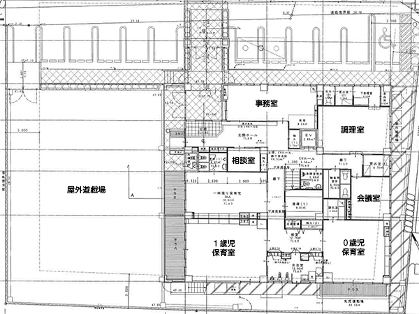 園舎１Ｆ平面図